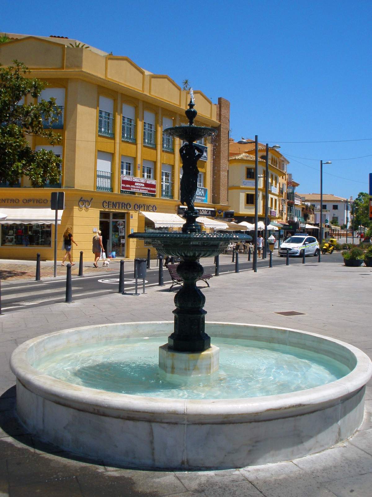 La fuente de la Plaza de la Iglesia de Arroyo de la Miel